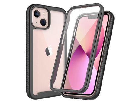 Funda TPU híbrido negro por iPhone 13 mini 5.4