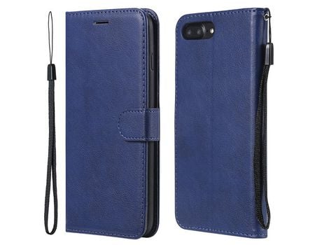 Funda PU + TPU anti-queda cor azul puro por iPhone 7 Plus 5.5 inch/8 Plus 5.5 inch