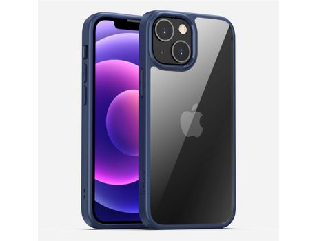 Funda TPU IPAKY transparente híbrida azul Anti-lágrimas por iPhone 13 Pro Max 6.7