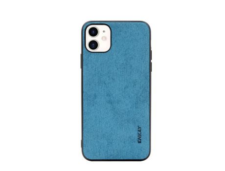Carcasa TPU + PU textura pantalla azul por Apple iPhone 11 6.1
