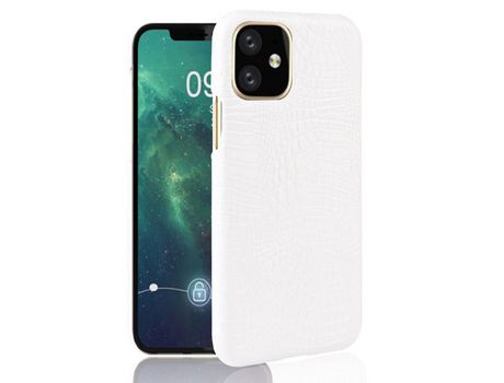 Carcasa PU cocodrilo branco por Apple iPhone 5.8 (2019)