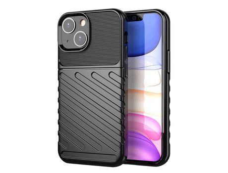 Funda TPU textura de sarja preta por iPhone 13 mini 5.4