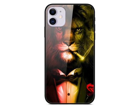 Carcasa TPU combinación de impresión de normas león por Apple iPhone 12 Mini
