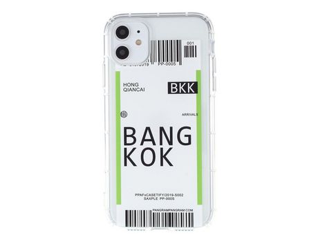 Carcasa TPU tarjeta de enbarque cidade BANGKOK por Apple iPhone 12 5.4