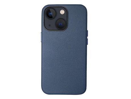 Funda TPU + PU azul Anti-lágrimas por iPhone 13 6.1