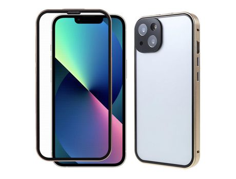 Funda TPU + acrílico absorción magnética híbrida de ouro por iPhone 13 mini 5.4
