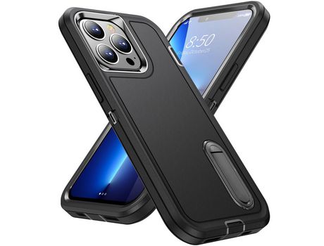 Funda TPU con muleta negro negro por iPhone 13 Pro Max 6.7