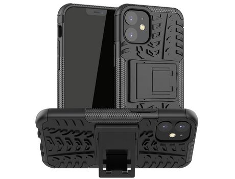 Carcasa TPU combinación legal pneu con muleta negro por Apple iPhone 12 5.4