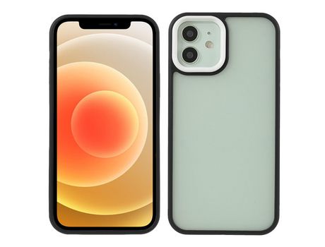 Funda TPU + acrílico negro por iPhone 12/12 Pro 6.1