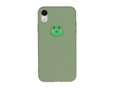 Carcasa TPU blanqueamiento do logotipo animal rana por Apple iPhone XR 6.1