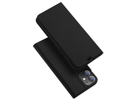 Carcasa PU giro con suporte por tarjeta negro por Apple iPhone 12 Pro 6.1