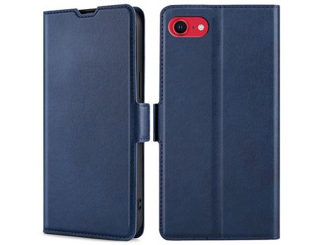 Funda TPU + PU Cerrar magnético con suporte por tarjeta azul por iPhone 7 4.7 /8 4.7 /SE (2nd Gen) 2020