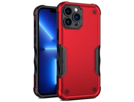 Funda TPU recorte preciso rojo por iPhone 13 Pro Max 6.7