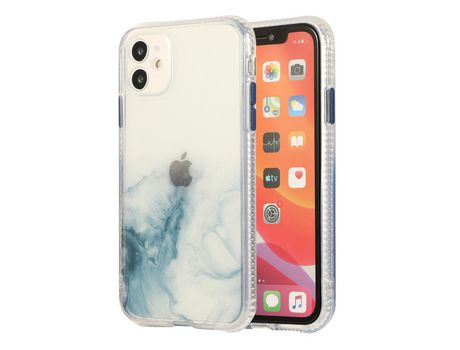 Carcasa TPU teste patrón de mármol de combinación cielo azul por Apple iPhone 11 6.1