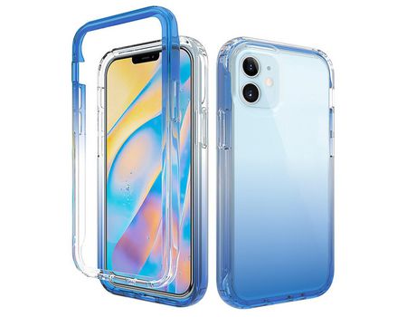 Carcasa TPU gradiente de color clara azul por Apple iPhone 12/12 Pro