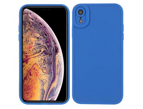 Funda TPU recorte preciso Anti-lágrimas azul por iPhone XR 6.1