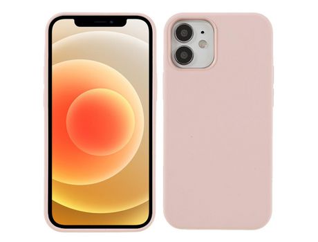Funda silicone rosa simples por iPhone 12 mini 5.4