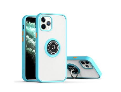 Carcasa TPU mini con muleta cielo azul/branco por Apple iPhone 12 Pro/12 Max 6.1