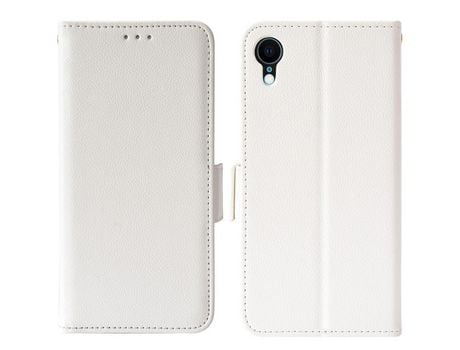 Funda PU textura de lichi branco por iPhone XR 6.1