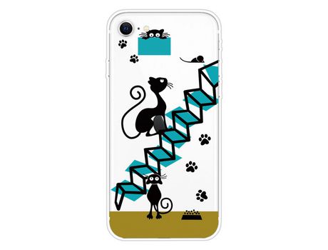 Carcasa TPU impresión patrón flexible escadas por Apple iPhone SE (2nd Gen)/iPhone 8/iPhone 7