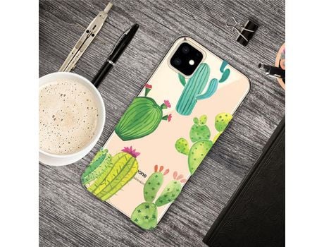 Carcasa TPU patrón bonito impresión flexi cacto por Apple iPhone XR 6.1 pouces (2019)