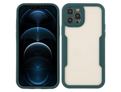 Funda TPU + acrílico verde meia-noite por iPhone 12 Pro 6.1