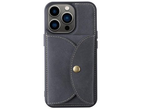Funda TPU + PU VILI magnético desmontable 2 en 1 con suporte por tarjeta negro por iPhone 13 Pro Max 6.7