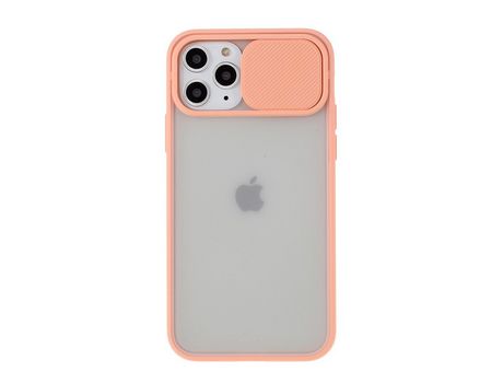 Carcasa TPU combinación mate con cámara deslizar rosa por Apple iPhone 11 Pro 5.8