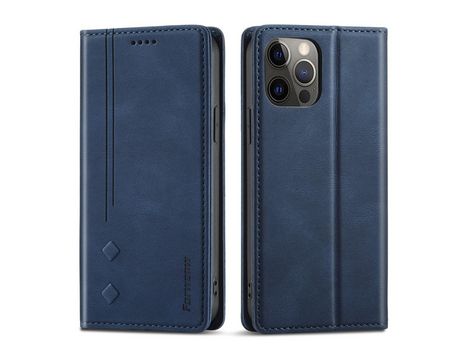 Funda PU + TPU cor sólida azul por iPhone 13 Pro Max 6.7