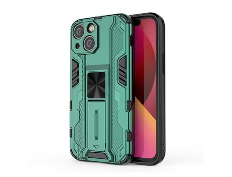 Funda TPU resistente a prueba de choques con suporte verde por iPhone 13 mini 5.4