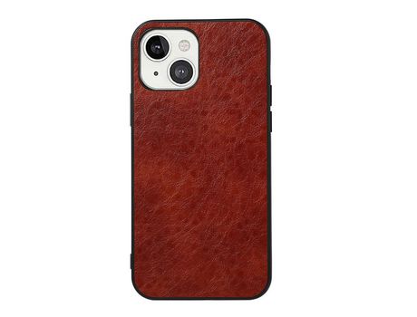 Funda TPU + PU caballo Loco marrón por iPhone 13 mini 5.4