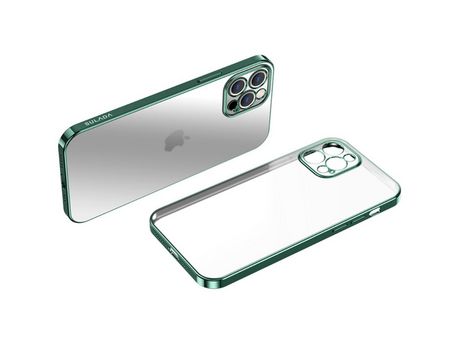 Funda TPU SULADA anti-queda galvanizado verde anti-queda por iPhone 12 Pro Max 6.7