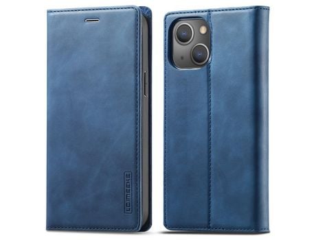 Funda PU + TPU LC.IMEEKE azul por iPhone 13 mini 5.4