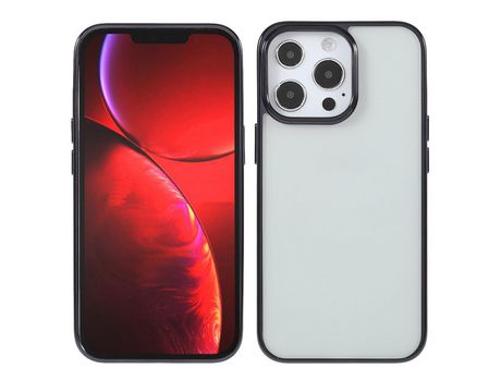 Funda TPU X-LEVEL negro galvanizado por iPhone 13 Pro Max 6.7