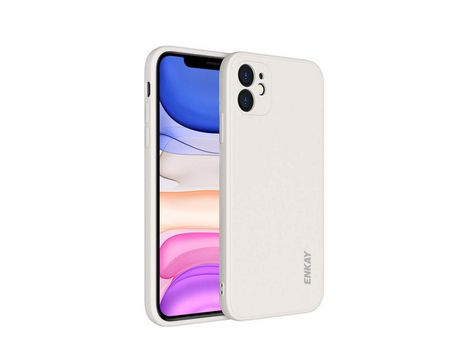 Carcasa silicona furo preciso de borda reta branco por Apple iPhone 11