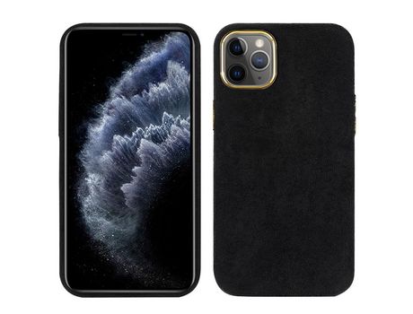 Funda TPU + PU negro por iPhone 11 Pro 5.8