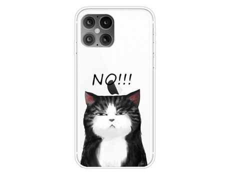 Carcasa TPU impresión patrón gato bravo por Apple iPhone 12 Pro/iPhone 12 Max 6.1