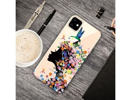 Carcasa TPU patrón bonito impresión flexi garota linda por Apple iPhone XR 6.1 pouces (2019)