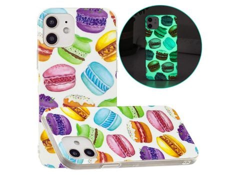 Funda TPU Hambúrguer ultra noctilescente por iPhone 12/12 Pro 6.1
