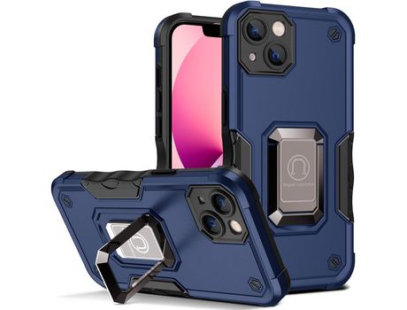 Funda TPU Anti-lágrimas con muleta azul por iPhone 13 6.1