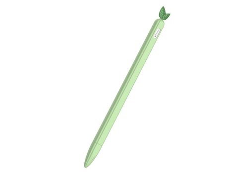 Carcasa silicona estilo vegetais toque caneta stylus verde por Apple Pencil(2nd Gen)