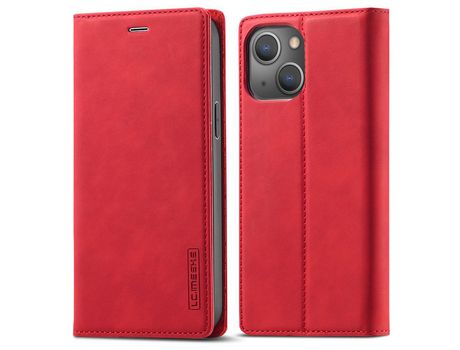 Funda PU + TPU LC.IMEEKE rojo por iPhone 13 mini 5.4