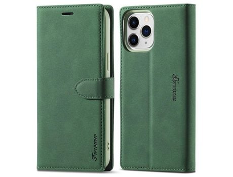 Funda PU + TPU con suporte verde por iPhone 13 Pro Max 6.7
