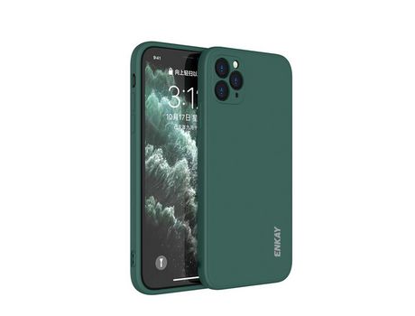 Carcasa silicona absorción precisa de choque de abertura de buraco verde por Apple iPhone 11 Pro