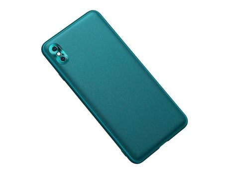 Carcasa TPU combinación de veias de CD con cobertura de cámara verde por Apple iPhone XR 6.1