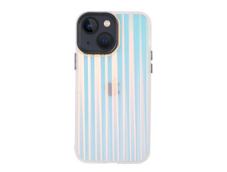 Funda TPU + acrílico emenda de cores Raio de luz por iPhone 13 mini 5.4