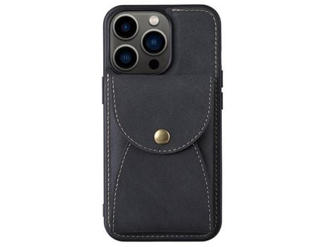 Funda TPU + PU VILI a prueba de choques desmontable 2 en 1 magnético negro por iPhone 13 Pro Max 6.7