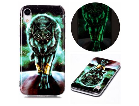 Carcasa TPU noctilucente flexible Lobo por Apple iPhone XR 6.1