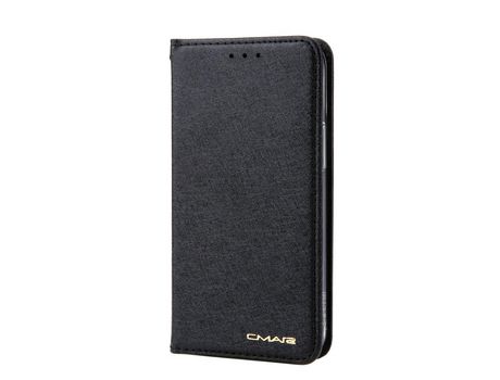 Carcasa PU auto-absorbido con slots de tarjeta negro por Apple iPhone 12 Mini