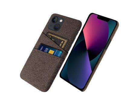 Funda TPU anti derrapante marrón por iPhone 13 mini 5.4